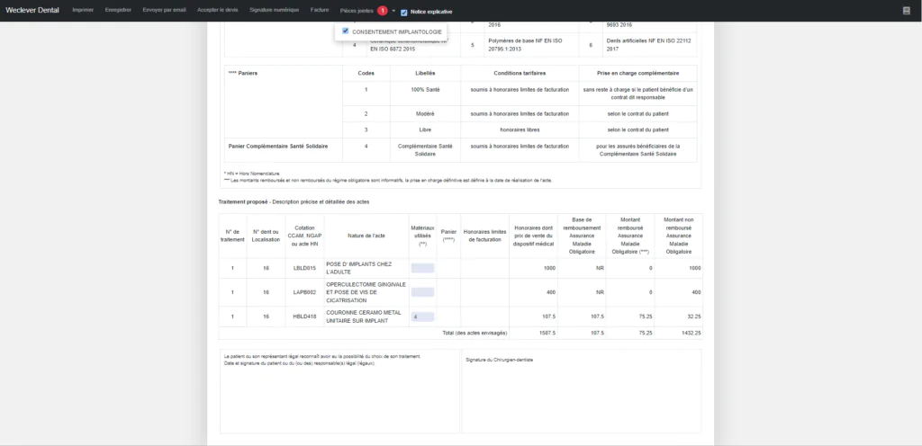 Logiciel gestion cabinet dentaire